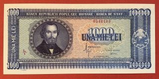Romania 1000 Lei 20 Septembrie 1950 P87 Banknote Unc