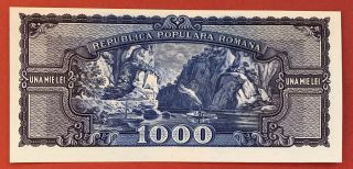Romania 1000 lei 20 SEPTEMBRIE 1950 P87 BANKNOTE UNC 2