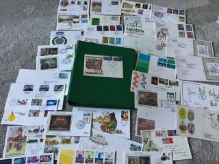 Album Full Of First Day Covers Good Selection Including Benham