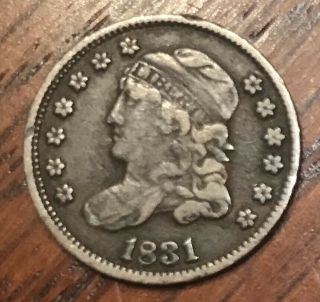 1831 Capped Bust Half Dime