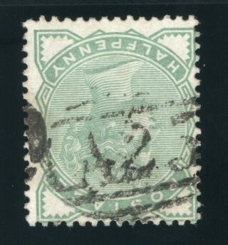 Qv Sg 165 / Sg Z90 Abroad - - 1/2d Green With A25 Cancel Of Malta.