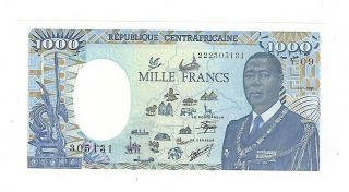Central African Republic 1000 Francs 1990 Unc P16.  Jo - 8488