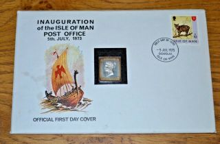 Inauguration Of The Isle Of Man Post Office First Day Cover July 1973