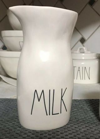 Rae Dunn By Magenta Milk Carafe Pitcher 2019 Small