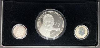 2015 March Of Dimes Special Silver Set W/ Box & - 3 Coin Set