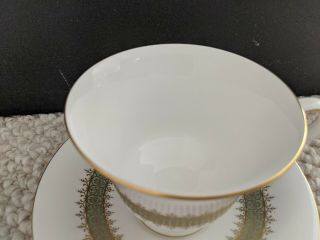 Wedgwood China Argyll Pattern Footed Cup And Saucer - - 3