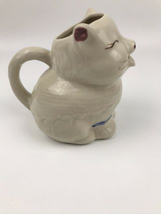 Shawnee Puss N Boots Cat with Bow Creamer Cream Pitcher USA Vintage 3