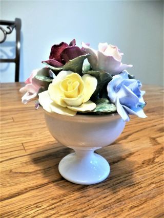 Radnor Fine Bone China Hand Made Porcelain Flower Bouquet Staffordshire England