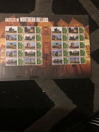 Gs - 060 - Castle Of Northern Ireland Generic Smilers Stamp Sheet