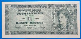 Yugoslavia; 10 Dinara 1950,  Unissued,  Unc,  R