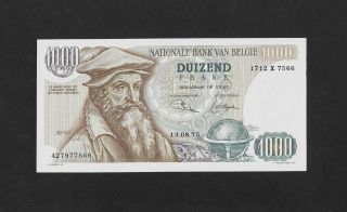 Ef,  1000 Francs 1975 Belgium