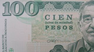 Colombia 100 Pesos 2014 UNC Specimen Test Note Gabris Banknote - Gabriel Marquez 3