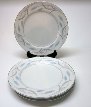 Valmont China Royal Wheat 10 - 3/8 " Dinner Plates - Set Of 4