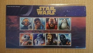 Star Wars - Droids Royal Mail Stamps Presentation Pack (2017) New/unopened