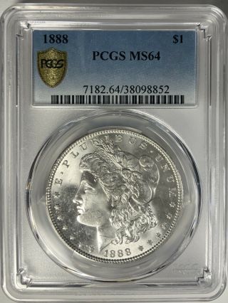 1888 P Morgan Dollar PCGS MS64 - Has Not Been To CAC 2