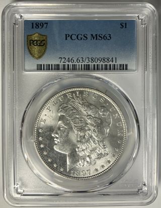 1897 P Morgan Dollar PCGS MS63 - Has Not Been To CAC 2