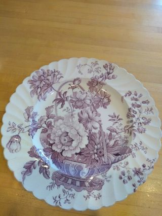 Antique Charlotte Lavender Royal Staffordshire England Clarice Cliff 10 " Plate