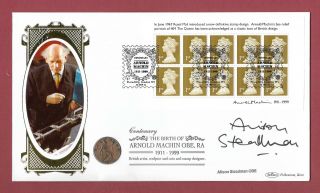 2011 Machin Centenary Signed First Day Coin Cover - Alison Steadman London Shs.