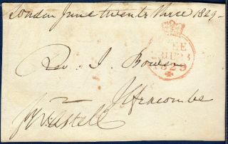 Front Signed Colonel William Astell M.  P.  Bridgwater East India Co.  1829