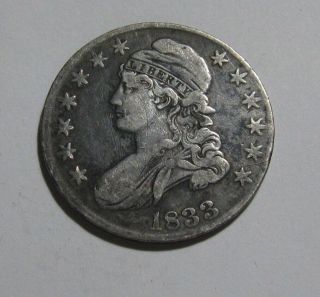1833 Capped Bust Half Dollar - Very To Extra Fine - 118su