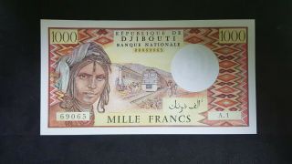 Bank Of Djibouti,  1000 Francs 1979,  Unc