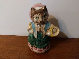 Beatrix Potter Cousin Ribby The Cat.  1970 Beswick England Collectible Figure.