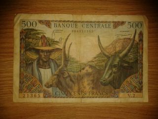 Cameroun 500 Francs 1962 - F