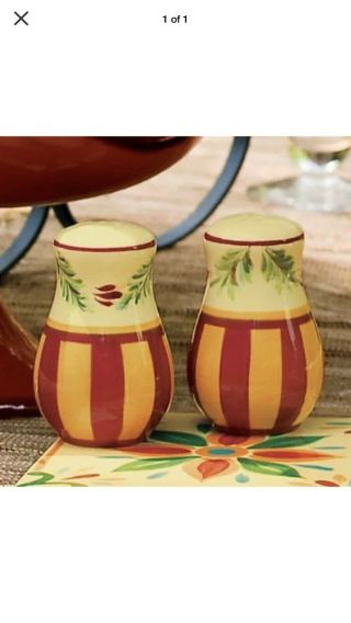Southern Living At Home Gail Pittman Siena Salt And Pepper Shakers 40948