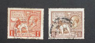 Gb Gv 1925 Wembley British Empire Exhibition Complete Set