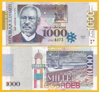 Haiti 1000 Gourdes P - 278 2015 Unc Banknote