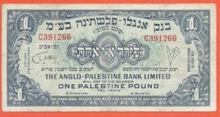 Israel - Anglo - Palestine Bank - 1 Pound - 1948 - 51