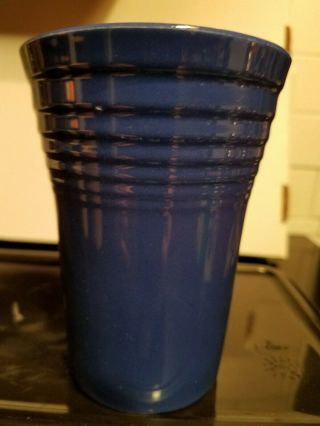 Vintage Fiesta Cobalt Blue Medium Juice Tumbler