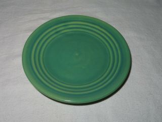 Vintage Bauer Green Ringware Bread & Butter Plate 6 "