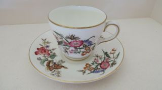 Vintage Wedgwood Bone China Cup And Saucer Set Made In England Sandon Pattern
