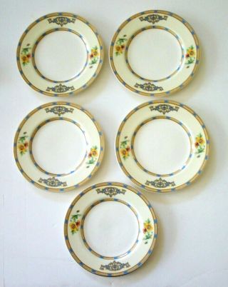 Vintage J & G Meakin England Bread & Butter Plates Margate Pattern