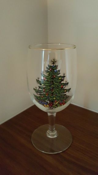 Cuthbertson Christmas Tree Wine Glasses