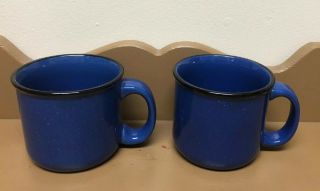 2 Marlboro Unlimited Blue Coffee Mugs