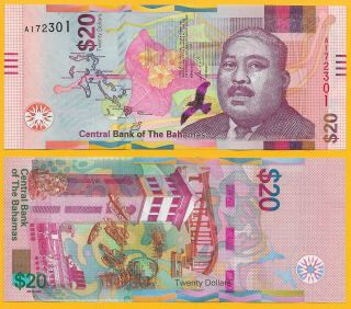 Bahamas 20 Dollars P - 80 2018 Unc Banknote