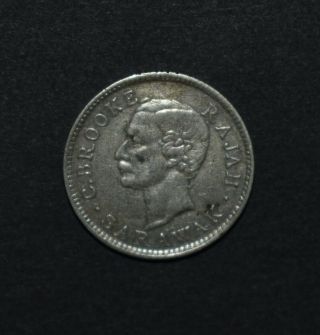 1911h Sarawak 5 Cents Silver