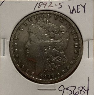 1892 S Morgan Silver Dollar Key Date Estate $1 95684 Shape