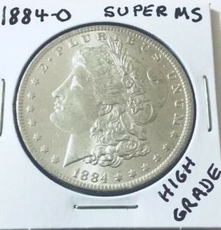 1884 O Morgan Silver Dollar - Bu Ms,  Frosty