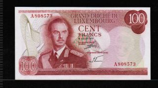 Luxembourg 100 Francs 1970 Gem Unc