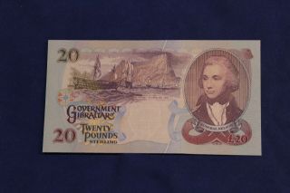 GIBRALTAR / 20 POUNDS 1995 P.  27 UNCIRCULATED - - many more online :) 2