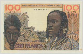 (s) 612231 - 205 West African States 100 Francs Nd,  P.  2b