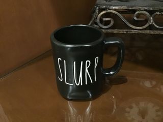 Rae Dunn Espresso Mug Slurp Black Nwt
