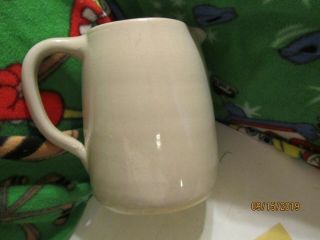 Blue House Stoneware Pitcher Made by Paul Storie Pottery Marshall,  Texas USA 3