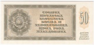 Yugoslavia Informbiro 50 Dinara 1950 P.  67u Unc Proof