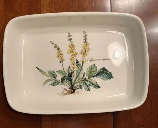 Villeroy & Boch Botanica Porcelain 9 ½” Rectangular Baking/ Serving Dish Flowers