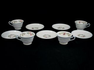 Wedgwood Argyle Of England China Tea Cup And Saucer Set,  Floral Pattern