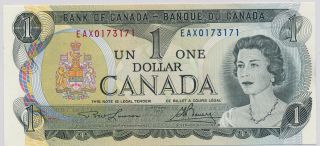 Bank Of Canada Replacement 1 Dollar 1973 Eax Eax0173171 Steel - Ef/au
